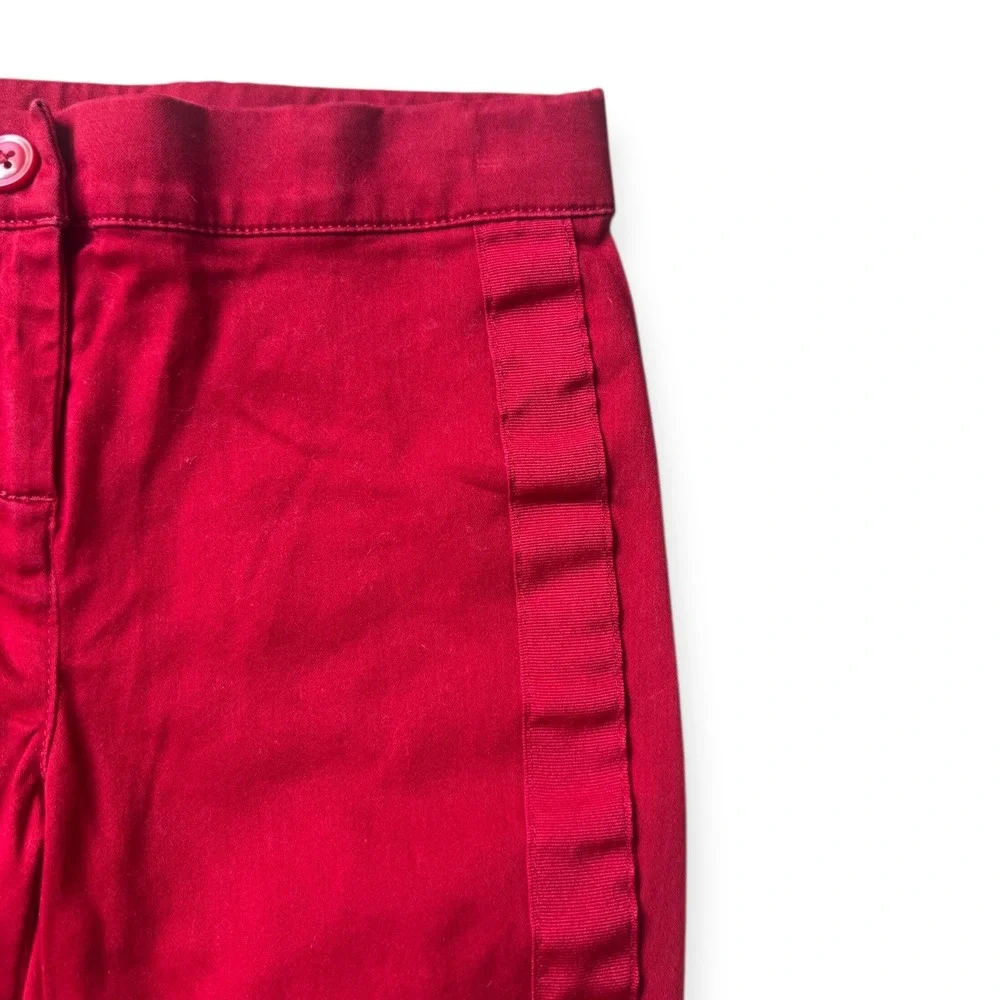 Janie‎ and Jack Toddler Girls Red Paisley Peplum Top and Ruffle Pants Set Size 3